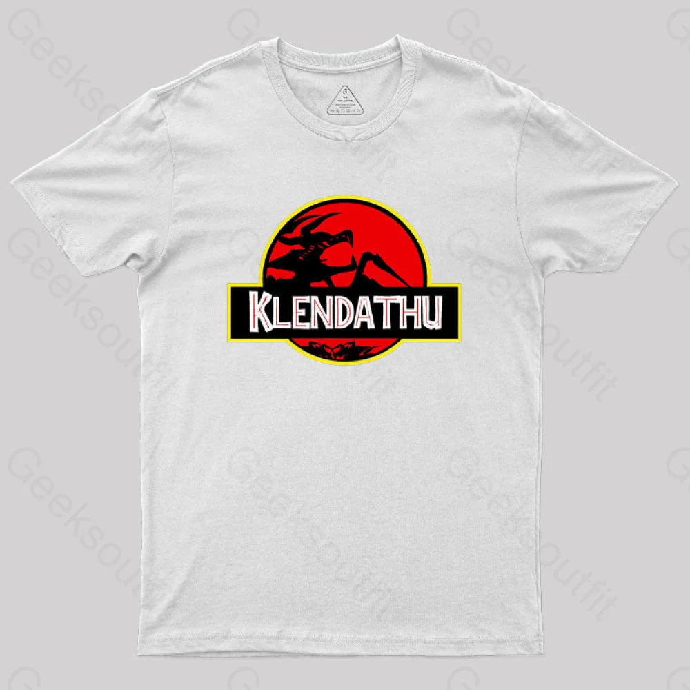 Klendathu Starship Troopers Geek T-Shirt White / S