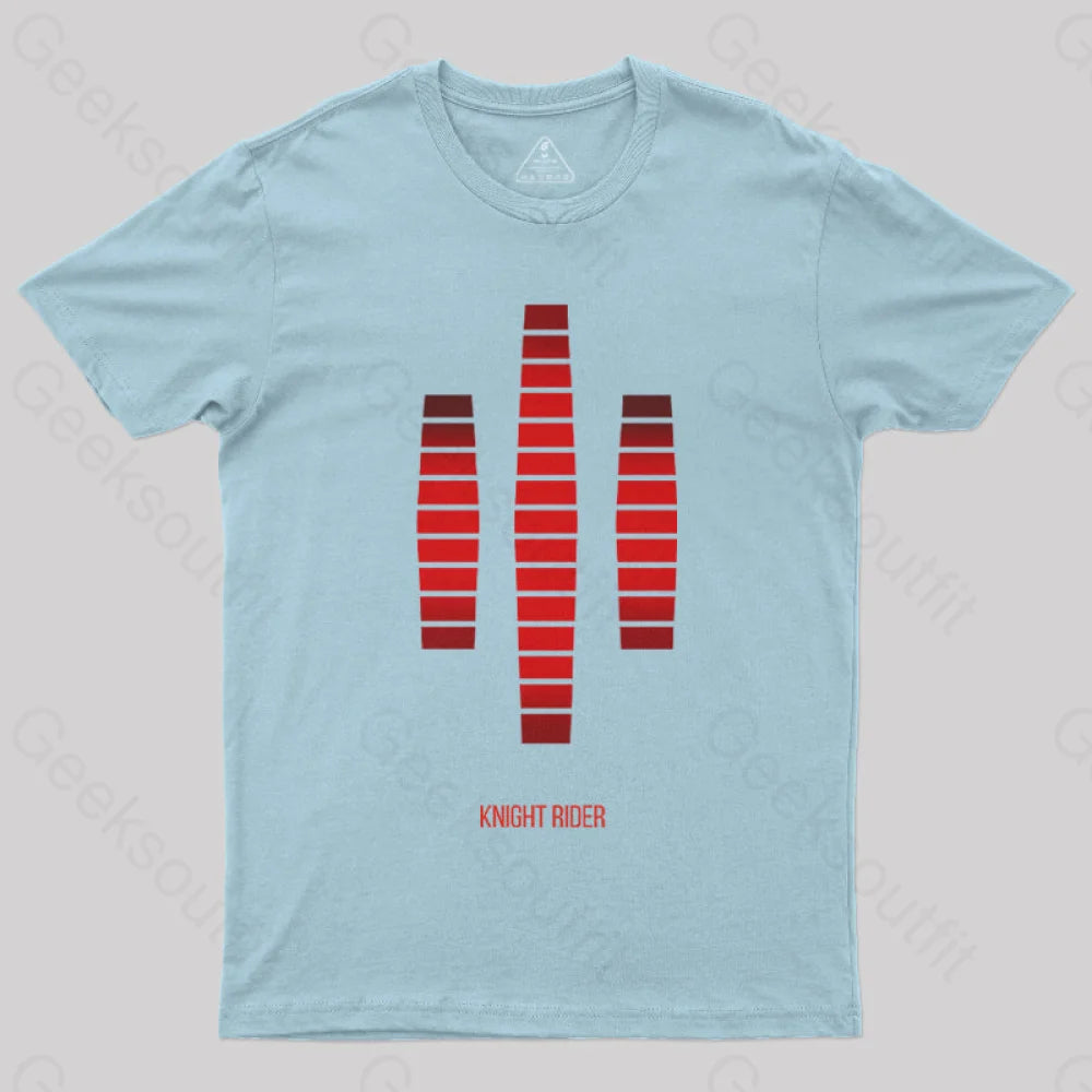 Knight Rider Voice Box Geek T-Shirt Light Blue / S