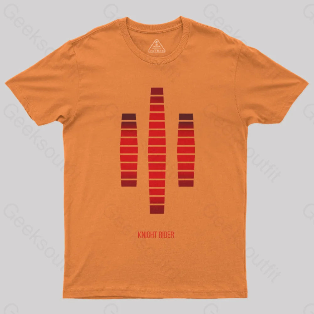 Knight Rider Voice Box Geek T-Shirt Orange / S