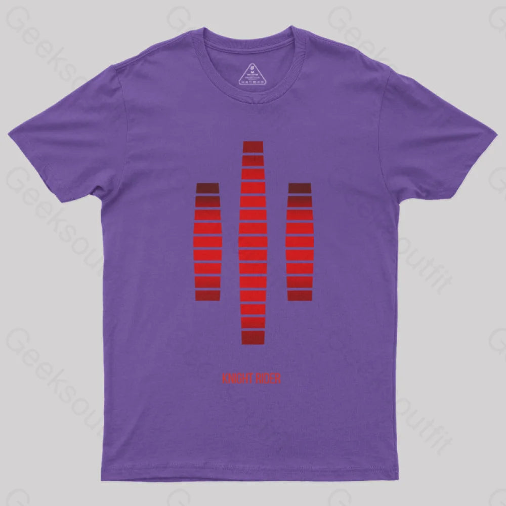 Knight Rider Voice Box Geek T-Shirt Purple / S