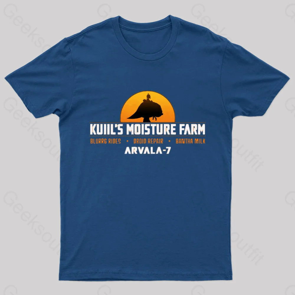 Kuiil’s Moisture Farm Nerd T-Shirt Navy / S