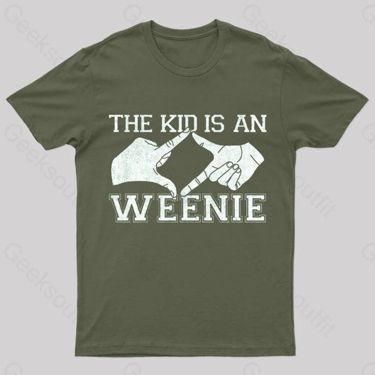 L7 Weenie Nerd T-Shirt Army Green / S