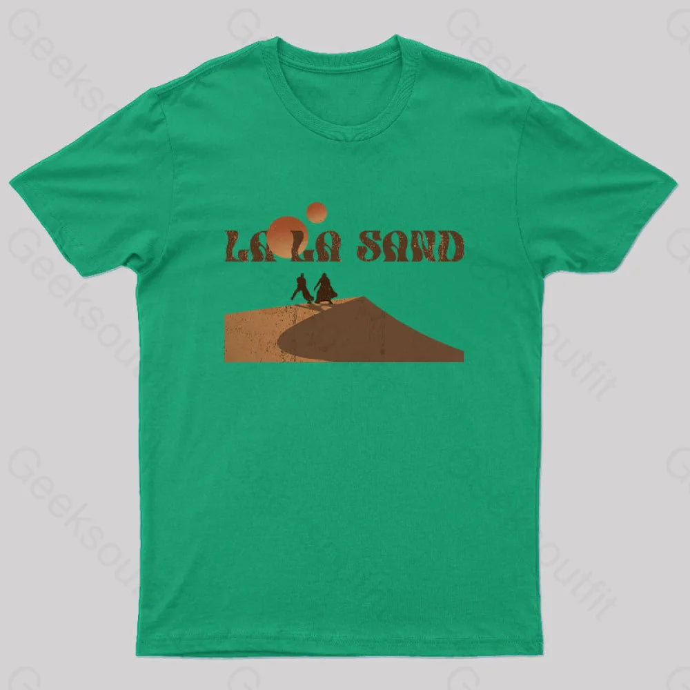 La Sand Nerd T-Shirt Green / S