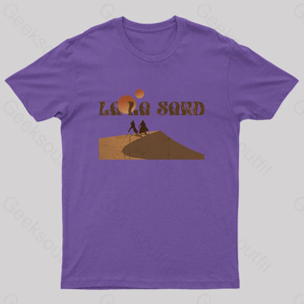 La Sand Nerd T-Shirt Purple / S