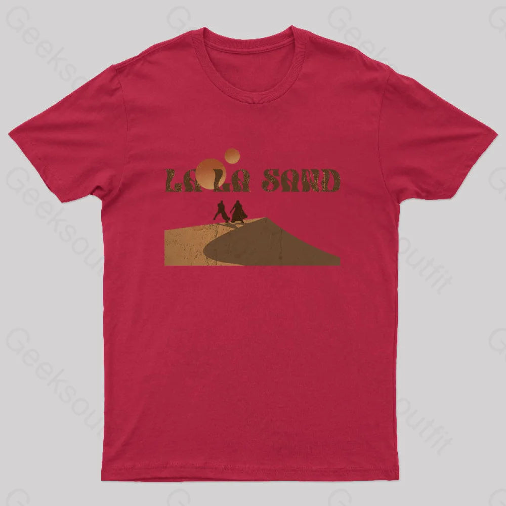 La Sand Nerd T-Shirt Red / S