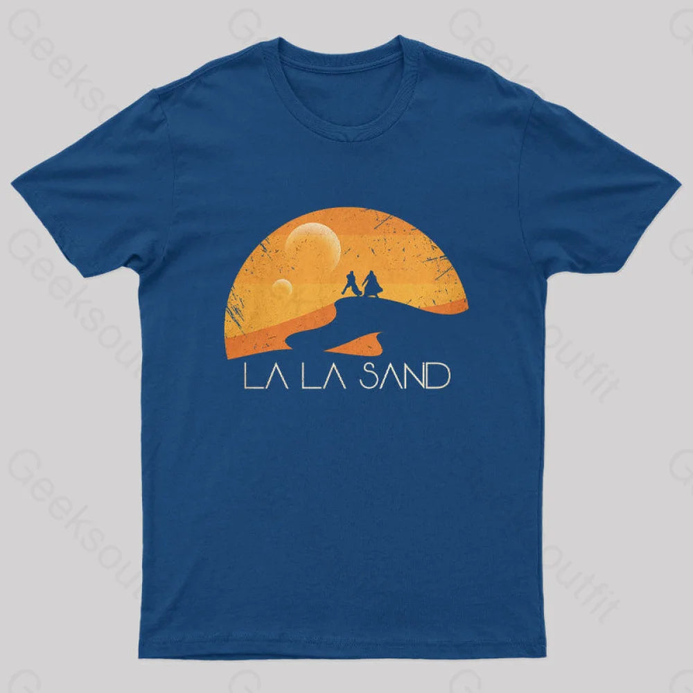 La Sand Sunset Geek T-Shirt Navy / S