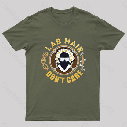 Lab Hair Don’t Care T-Shirt Army Green / S