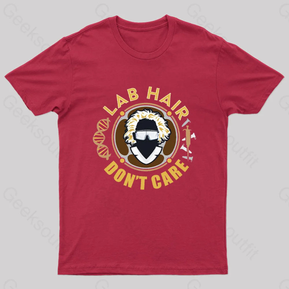 Lab Hair Don’t Care T-Shirt Red / S