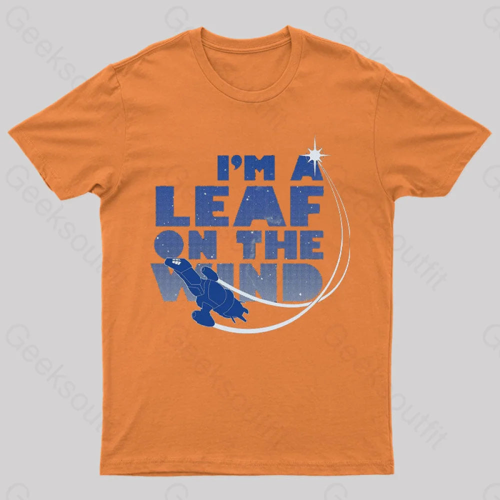 Leaf On The Wind T-Shirt Orange / S