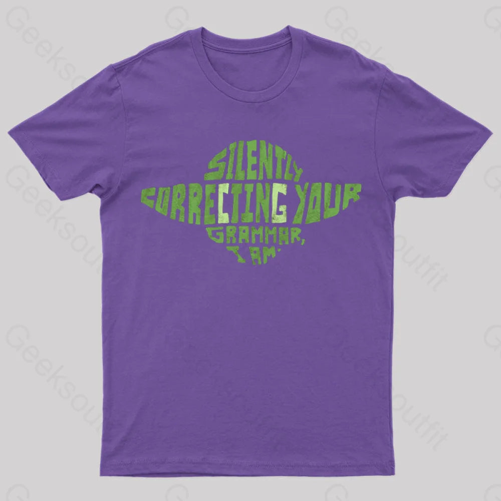 Learn You Must T-Shirt Purple / S Yc