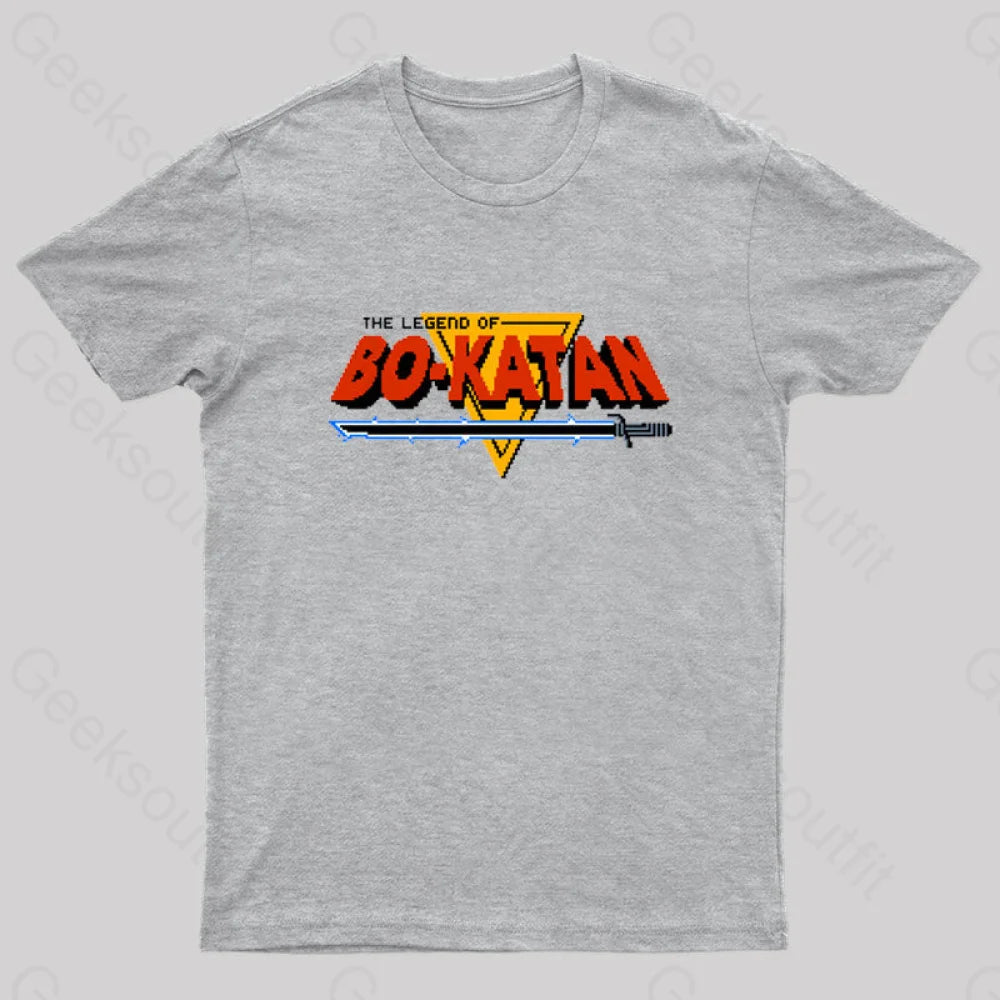 Legend Of Bo Nerd T-Shirt Grey / S