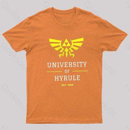 Legend Of Zelda Geek T-Shirt Orange / S