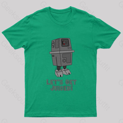 Let’s Get Juiced Nerd T-Shirt Green / S