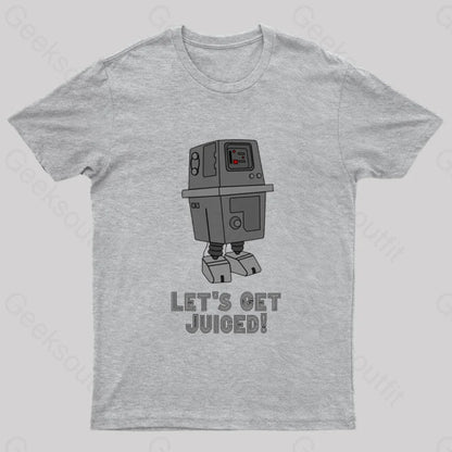 Let’s Get Juiced Nerd T-Shirt Grey / S