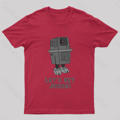 Let’s Get Juiced Nerd T-Shirt Red / S