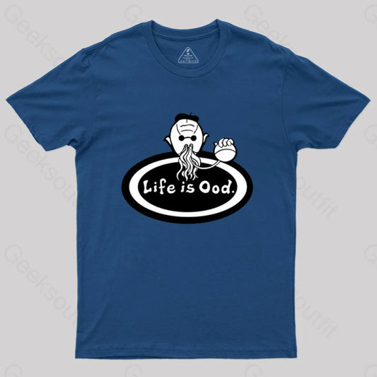 Life Is Ood T-Shirt Navy / S