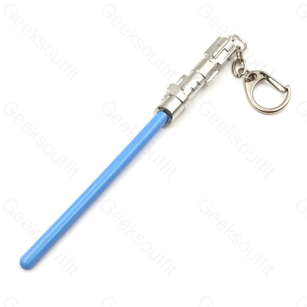 Lightsaber Keychain Blue + Silver