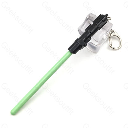 Lightsaber Keychain Green + Black