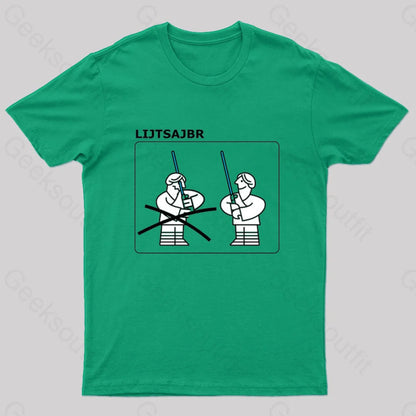 Lijtsajbr Geek T-Shirt Green / S