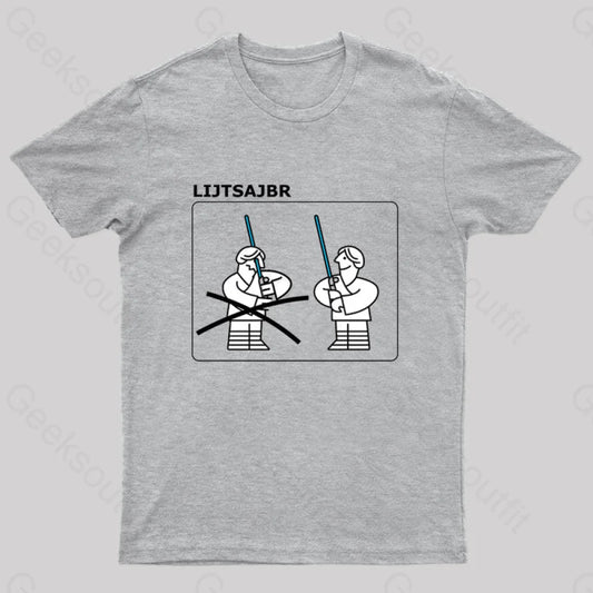 Lijtsajbr Geek T-Shirt Grey / S