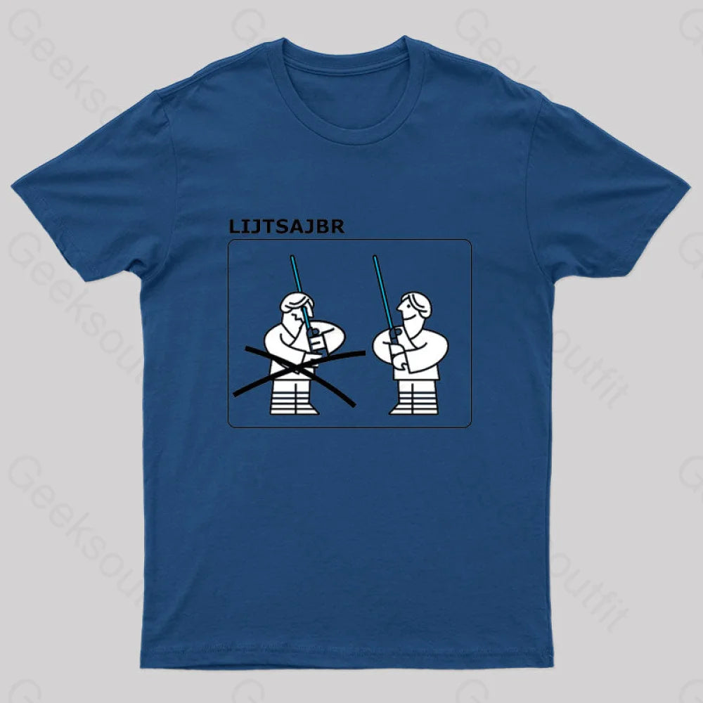 Lijtsajbr Geek T-Shirt Navy / S