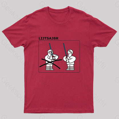 Lijtsajbr Geek T-Shirt Red / S