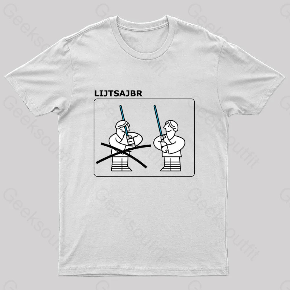 Lijtsajbr Geek T-Shirt White / S