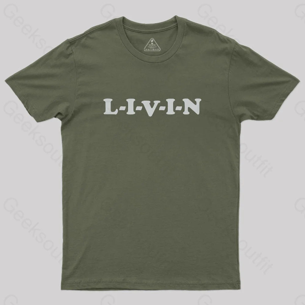 Livin T-Shirt Army Green / S