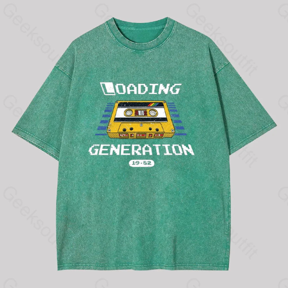 Loading Generation Washed T-Shirt Grass Green / S