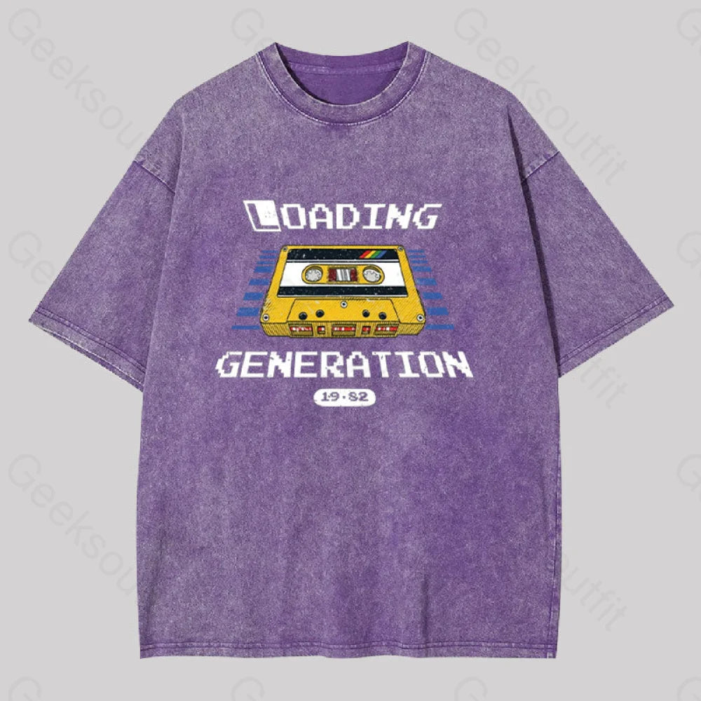 Loading Generation Washed T-Shirt Purple / S