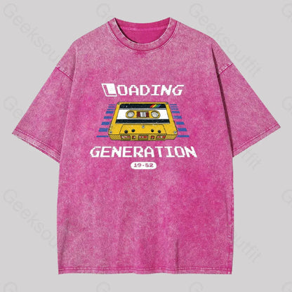 Loading Generation Washed T-Shirt Rose Red / S