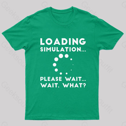 Loading Simulation Nerd T-Shirt Green / S