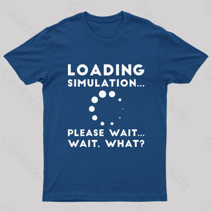 Loading Simulation Nerd T-Shirt Navy / S