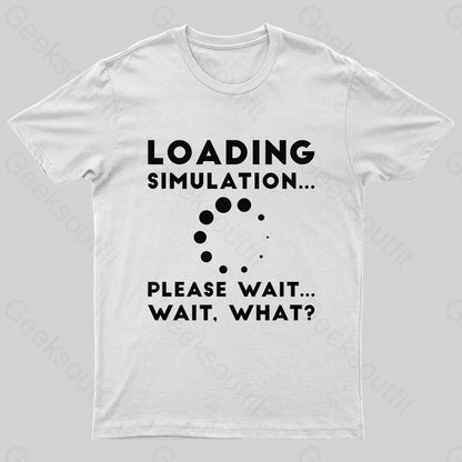 Loading Simulation Nerd T-Shirt White / S