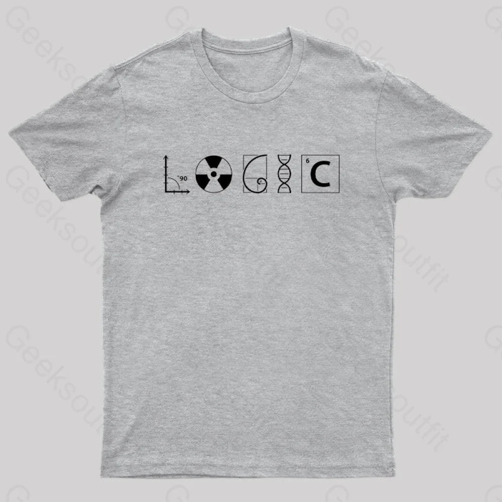 Logic Nerd T-Shirt Grey / S