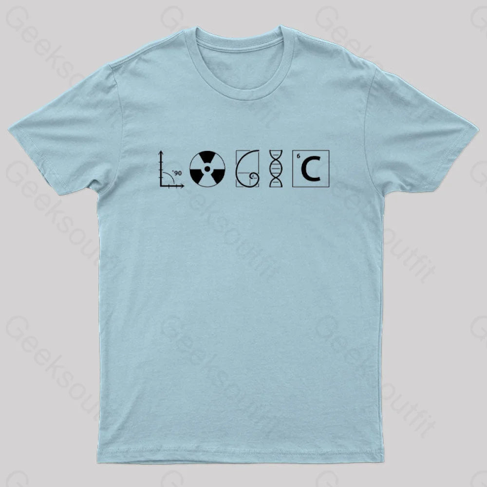 Logic Nerd T-Shirt Light Blue / S