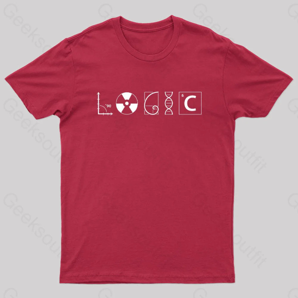 Logic Nerd T-Shirt Red / S