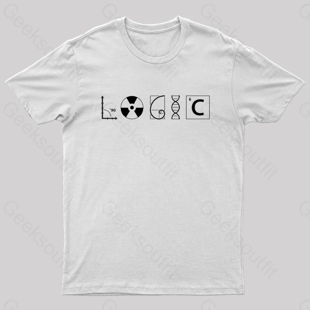 Logic Nerd T-Shirt White / S