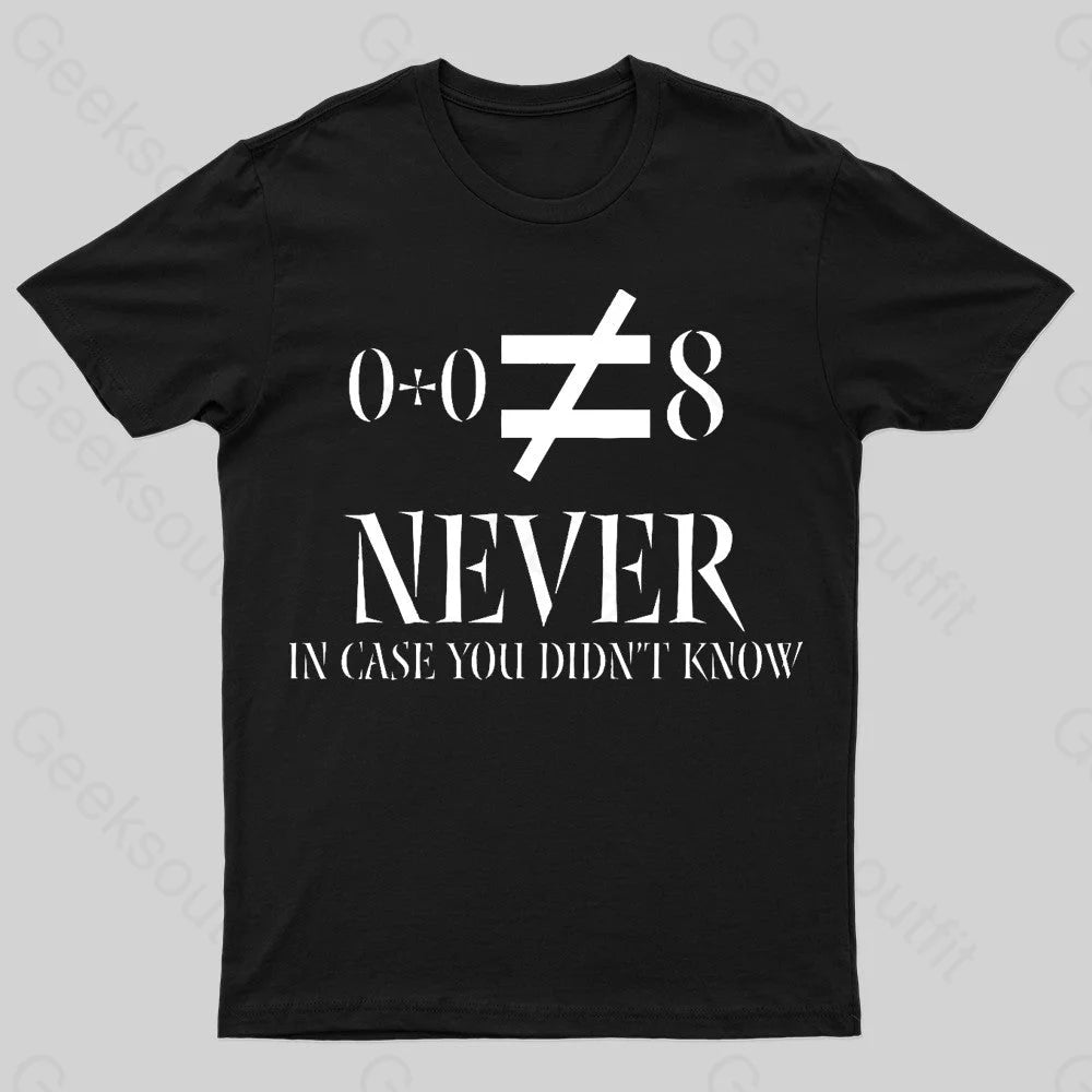 Logique Geek T-Shirt Black / S