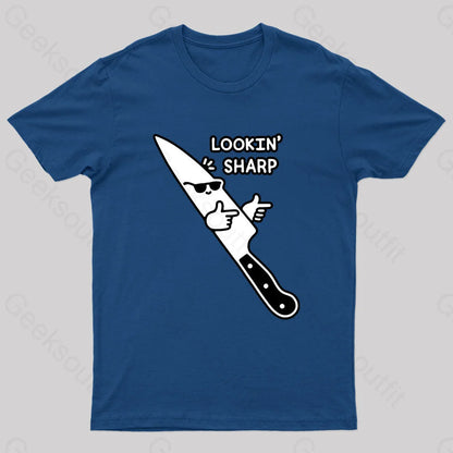 Lookin’ Sharp Nerd T-Shirt Navy / S