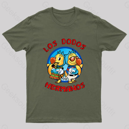 Los Dodos Hermanos T-Shirt Army Green / S