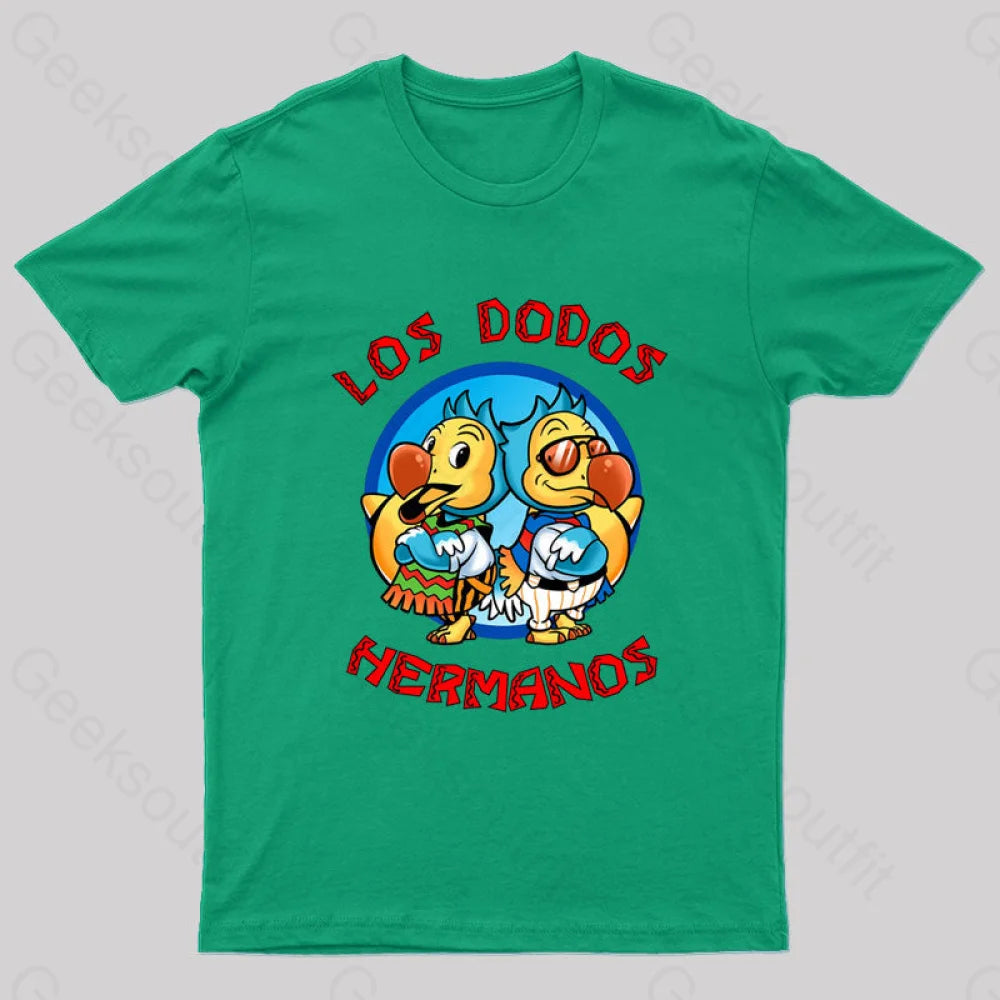 Los Dodos Hermanos T-Shirt Green / S