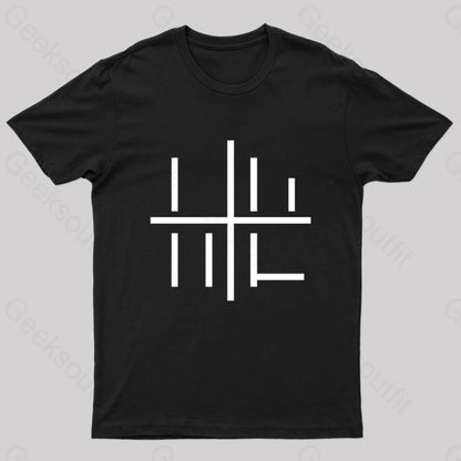 Loss Meme Minimalistic Geek T-Shirt Black / S