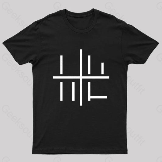 Loss Meme Minimalistic Geek T-Shirt Black / S