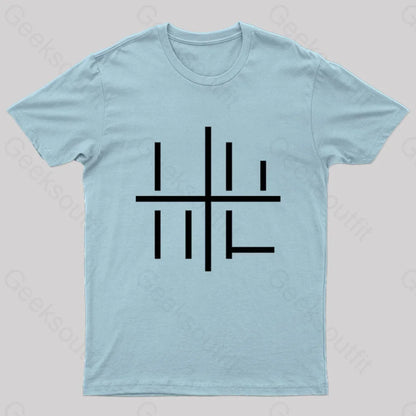 Loss Meme Minimalistic Geek T-Shirt Light Blue / S