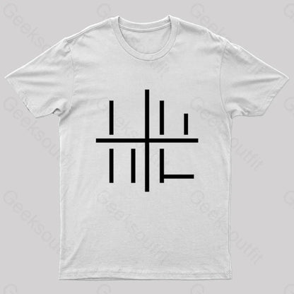 Loss Meme Minimalistic Geek T-Shirt White / S