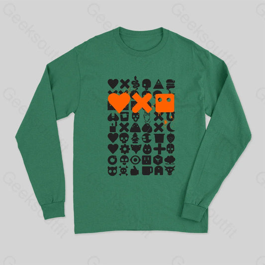 Love Death And Robots Long Sleeve T-Shirt Green / S