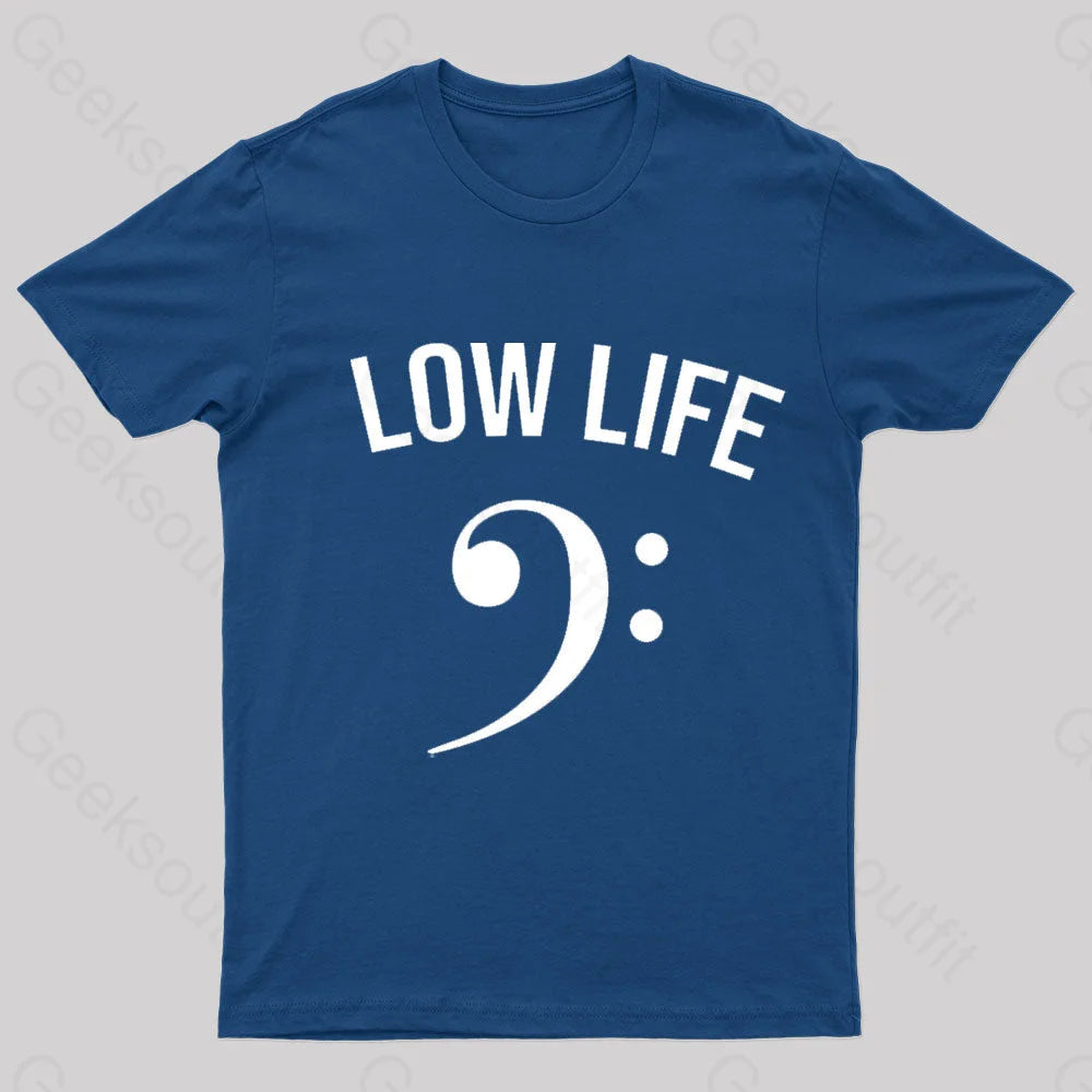 Low Life Geek T-Shirt Navy / S