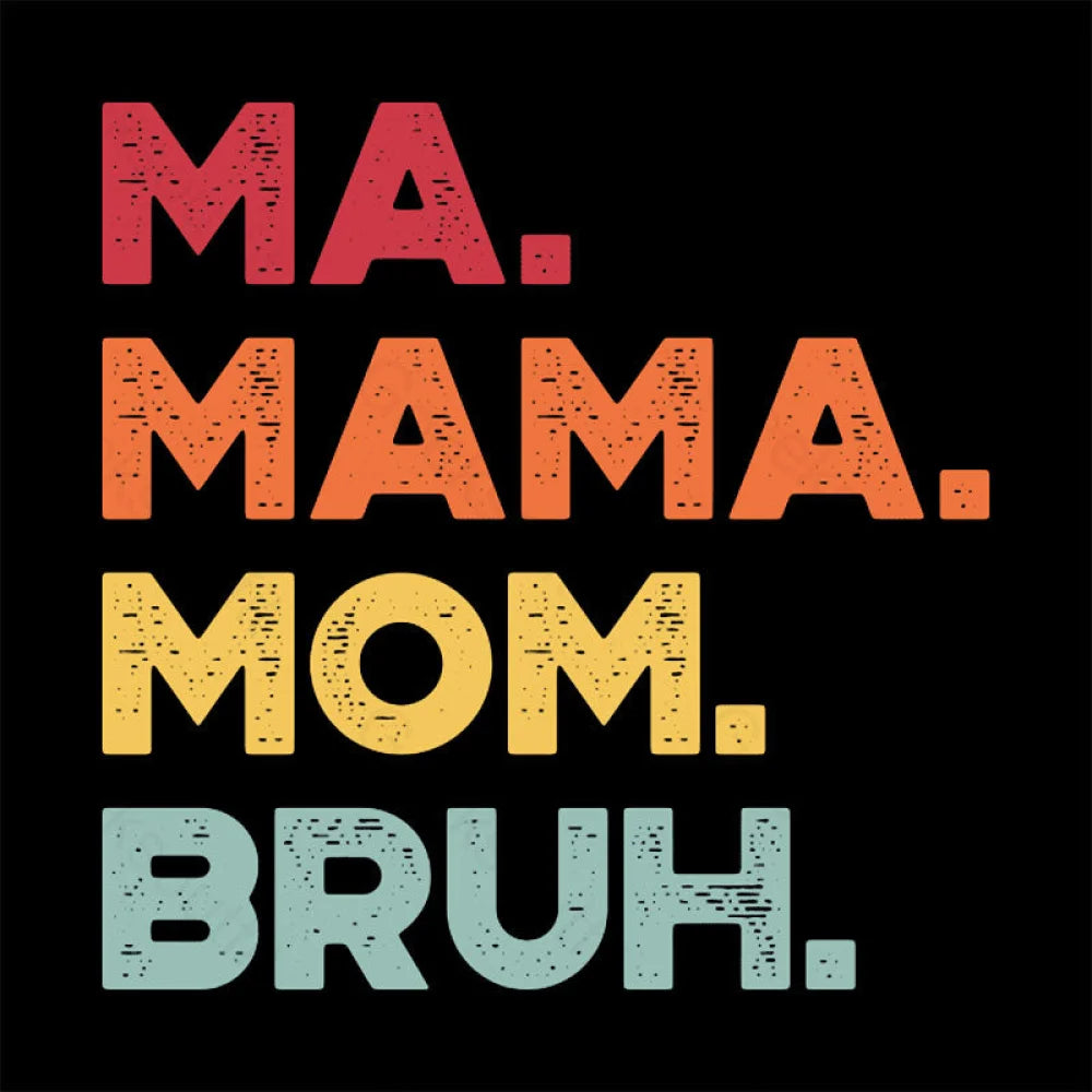 Ma Mama Mom Bruh Nerd T-Shirt