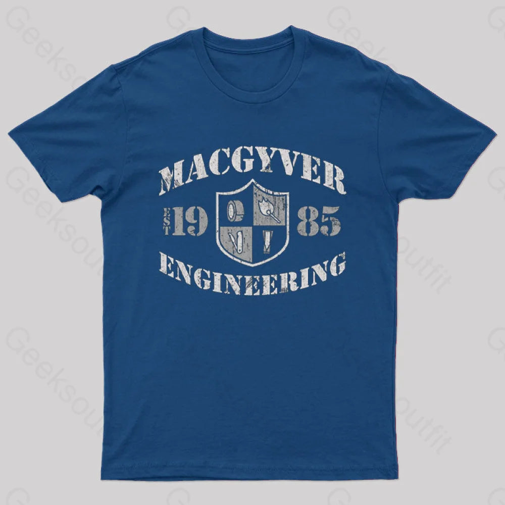 Macgyver Engineering T-Shirt Navy / S